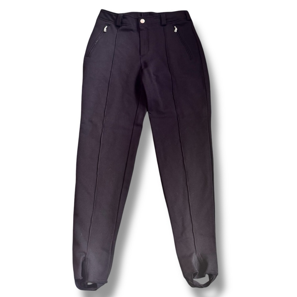 Bogner Women’s Ski Snow Pants black stirrup leggings EUC stretch pant outdoor